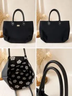 MARY QUANT マリークヮント トートバッグ ブラックのサムネイル
