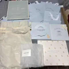 ジェラートピケ　ギフト用ボックス&ショッパー袋10点　ラッピング 新品あり