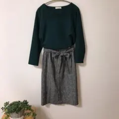 ロペピクニック  前スリット 台形スカート