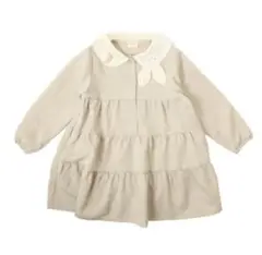 ★新品未使用　la poche biscuit ワンピース 130 ベージュ