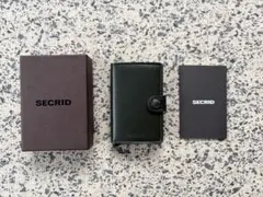 ●新品未使用！secrid mini wallet セクリッドミニウォレット緑●