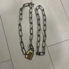 VITALY ロック付きチェーンネックレス 2点セット