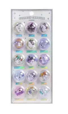 即日発送　カプセルシール　3D 立体　おばけ　可愛い　一枚　人気