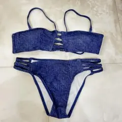 セパレート水着 デニム風 Lサイズのサムネイル