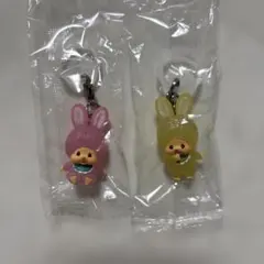モンチッチ めじるしアクセサリー2 チムたん ピンク、イエロー2個セット