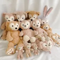 【大量セット】シェリーメイ ダッフィー ぬいぐるみ まとめ売り ディズニー