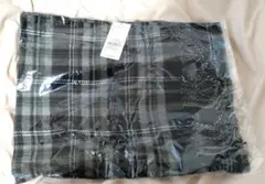 【未開封】earth モノトーンチェックマフラー