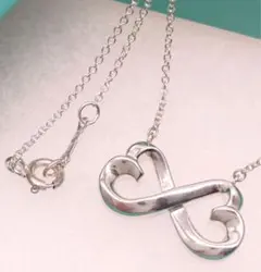 マイ様専用美品】✨Tiffany&Co. ✨ラビングダブルハートネックレス パロ