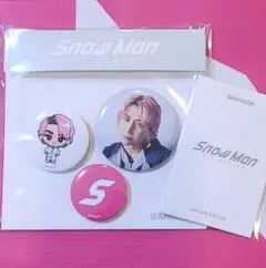 SnowMan 佐久間大介 トレカ 缶バッジ ポップアップ バンコク d