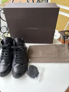 BOTTEGA VENETA レザー スニーカー ブラックのサムネイル