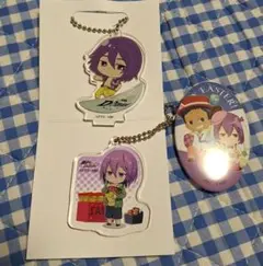 黒子のバスケ　黒バス　紫原敦　アクリルスタンド　アクリルキーホルダー　缶バッチ