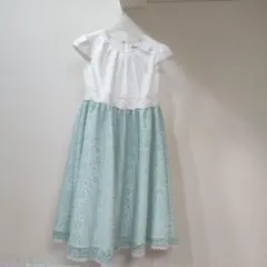 CHOPIN フォーマルドレス 130サイズ ホワイト・ミント