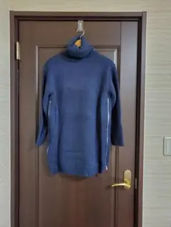 両サイドファスナーニット