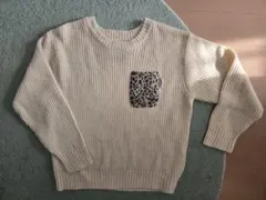 アーバンリサーチサニーレーベルl★ハリスツイードポケットニットプルオーバー