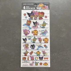 4サイズステッカー サンリオキャラクターズ 日焼け
