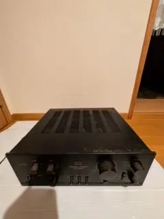 L09 山水電気 Sansui プリメインアンプ シルバー 木目調 オーディオ