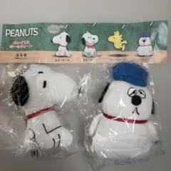 PEANUTS ぬいぐるみボールチェーン ガチャ 2点セット