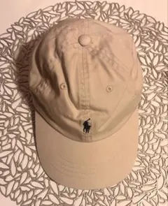 Polo ラルフローレン　ベージュ キャップ 子供用　新品