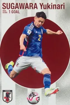 菅原由勢 インサートカード 日本代表チップス 2024 カルビー