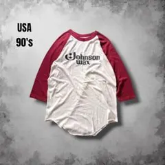 90s USA製Stedmanヴィンテージ企業Tシャツ ラグランT サーフy2k