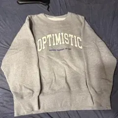OPTIMISTIC グレー スウェット XL