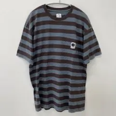【POLAR】ポーラー Tシャツ 水色×茶色 Mサイズ 半袖のサムネイル