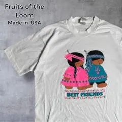 90s USA製 シングルステッチFruitoftheLoom キャラクターT