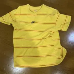 Nike ストライプ Tシャツ イエロー