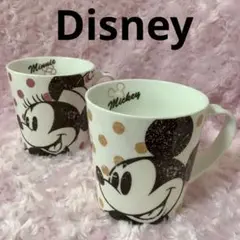 【未使用品】スケーター Disney ディズニーミッキー＆ミニー　ペアマグカップ