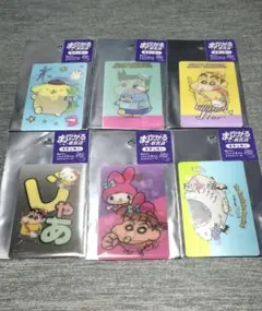 クレヨンしんちゃん × サンリオキャラクターズ まじかる百貨店 ステッカー 6種