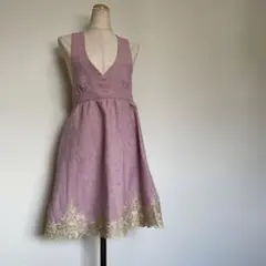 大人気　LIZ LISAピンク Vネック ワンピース　値上がりする前にどうぞ