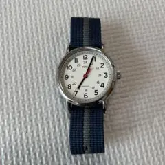 TIMEX クォーツ腕時計 ホワイト/ネイビー