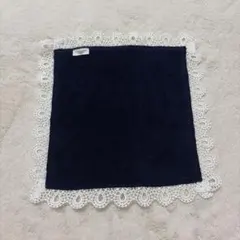 近沢レース　Chikazawa レース ハンカチ ネイビー