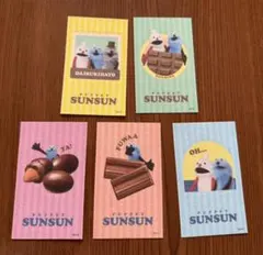 PUPPET SUNSUN オリジナルステッカー 5種セット