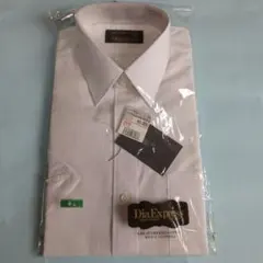 メンズ　半袖ワイシャツ　白色　麻混　えり周り39　新品