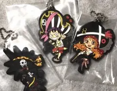 ワンピース　一番くじ　ラバーマスコット　3個