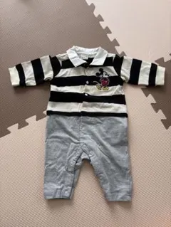 petit main ミッキーマウス ラガーカバーオール　70サイズ