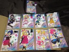 アイカツ！DCD　かがやきのジュエル1弾　フルコーデ　９枚セット　星宮いちご他