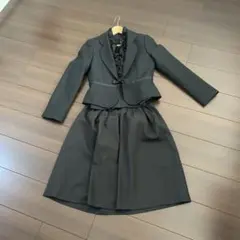 黒 フリル付き 3点セット セレモニースーツ