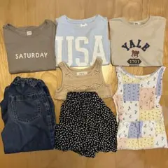 子供服　夏服　まとめ売り　130 女の子　7枚セット