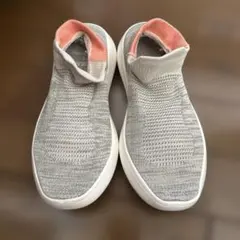 FITGEAR グレー/ピンク スリッポン S