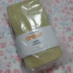 876☆ジンボリー　タイツ2足セット　ゴールド　ピンク　2T-3T 90 100