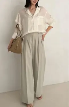 アニュアンス　シアーテーラードシャツ　sのサムネイル