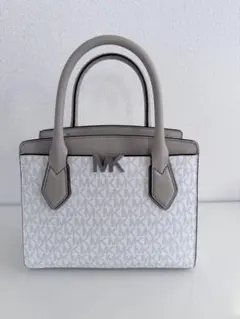 MICHAEL KORS ホワイト／グレー ハンドバッグ