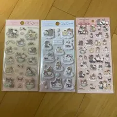 【正規品】mofusand モフサンド×サンリオキャラクターズ シール3種セット