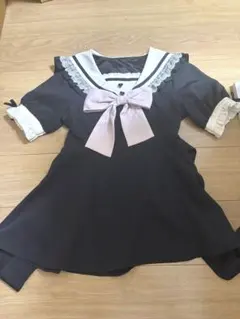DearMyLove セーラーレースリボンセットアップ