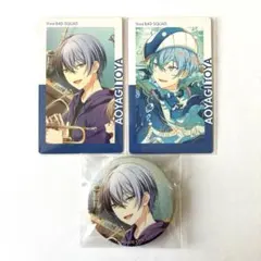 プロセカ 青柳冬弥 エピカ23C缶バッジ45Bセット 箔押し