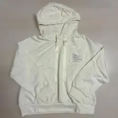 mezzo piano フード付きパーカー 140cm アイボリー