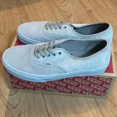 新品　VANS　26.5　オーセンティック　グレー　スエード　バンズ