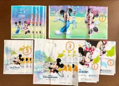 【4月末で処分】ディズニー ショッパー 25周年 14枚セット お土産袋